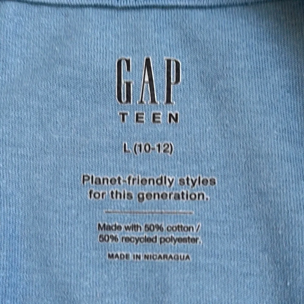 Gap It was all a Dream Teen Blue Kids T-Shirt size Large 10/12